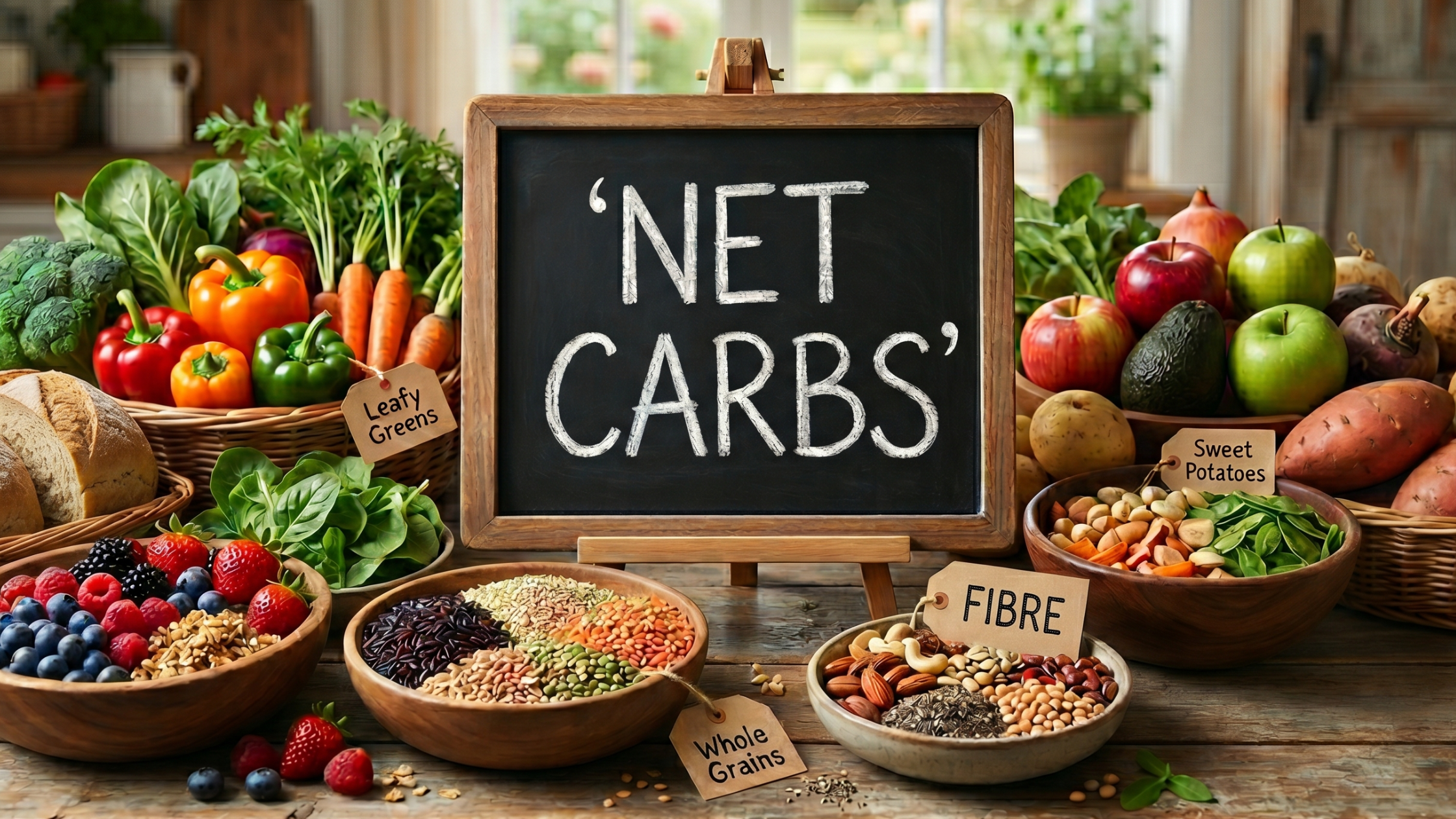 How do you calculate net carbs?