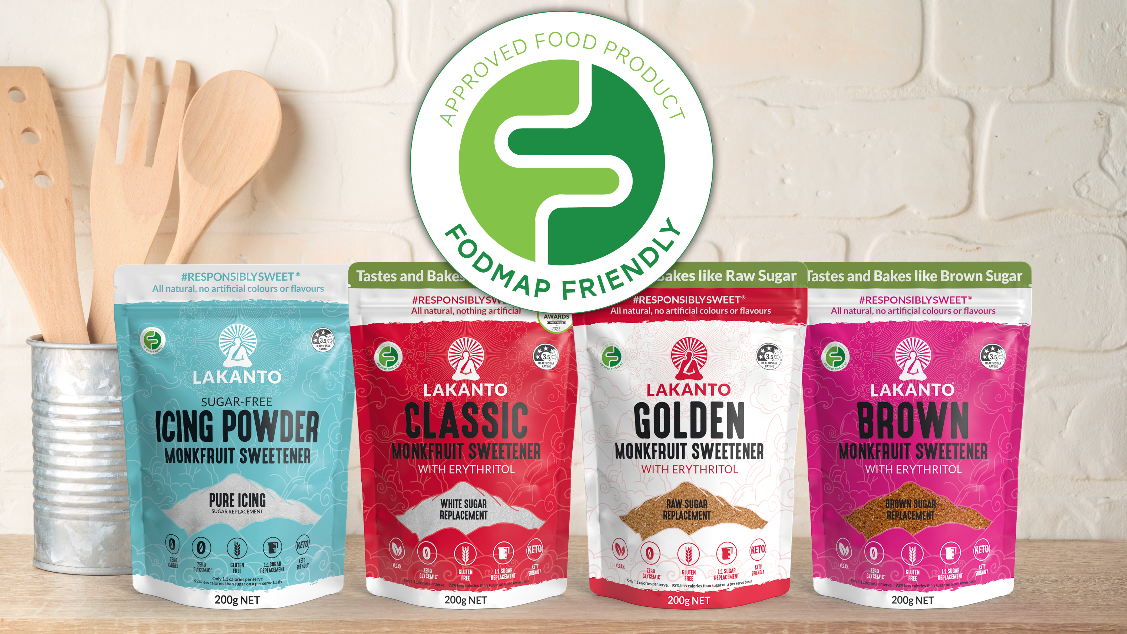 What Lakanto products are FODMAP Friendly?