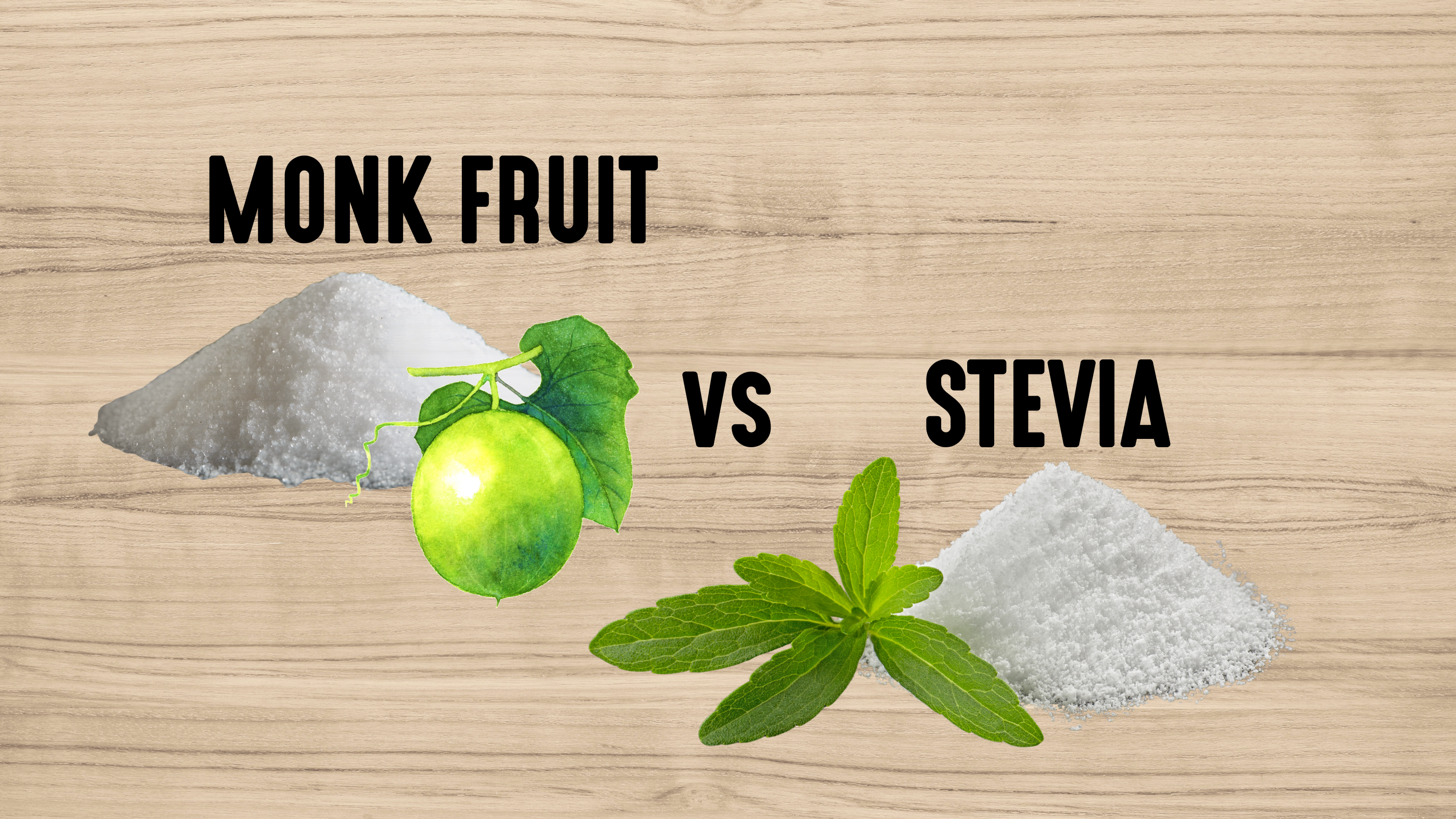 What is the difference between monk fruit and stevia?